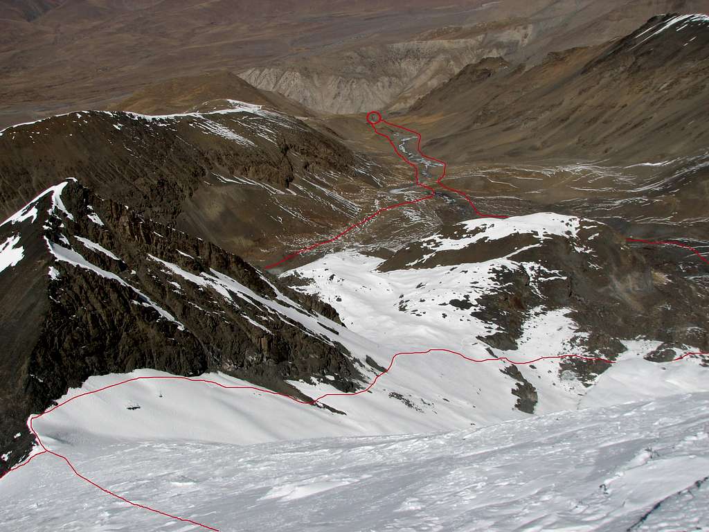 Jitan Zhoma ascent route