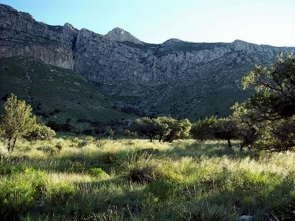 Pine Springs Canyon from the...
