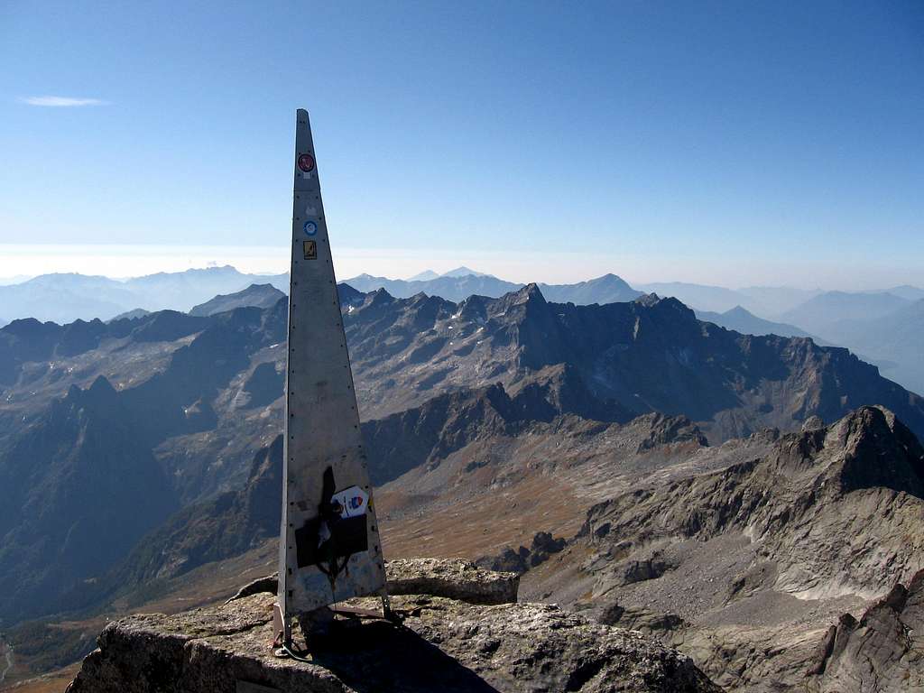 The summit of Piz Badile
