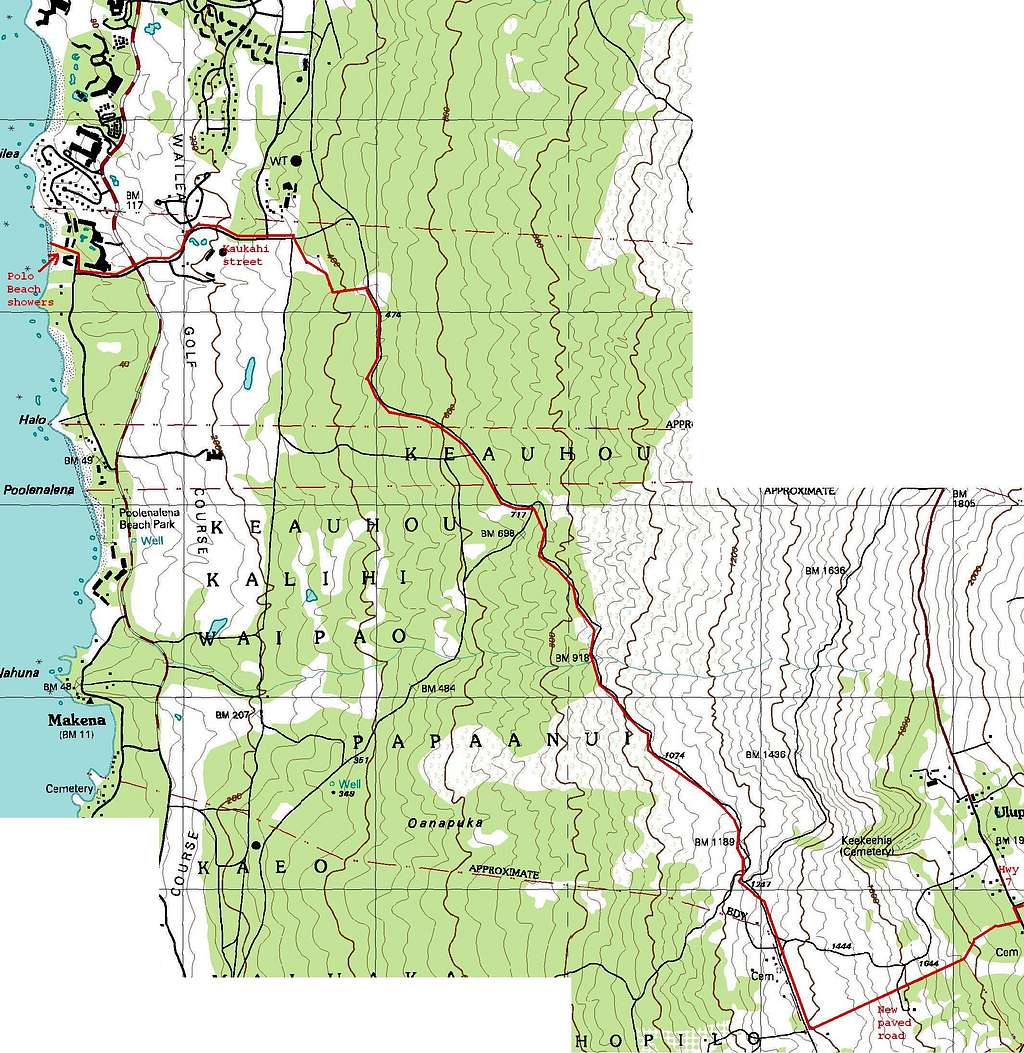 Heleakala Ridge Sea-to-Summit route