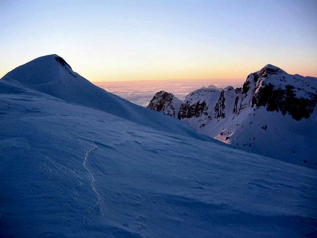 The summit of Pizzo di Farno...