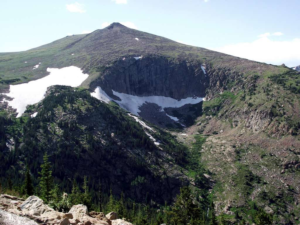 East Face of Sundance Mountain from Trail Ridge Road