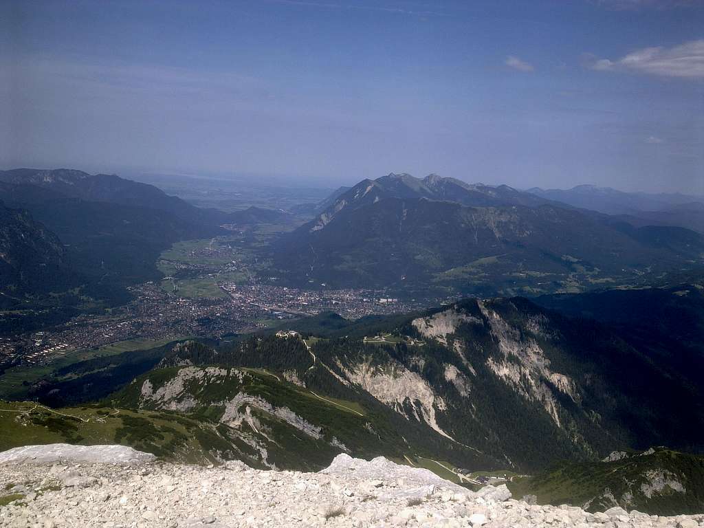 Alpspitze View to Garmisch