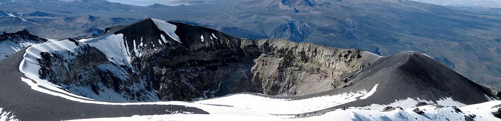 Panorama of Misti's inner summit crater