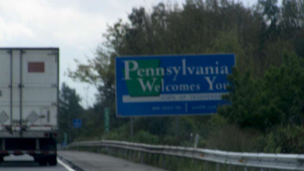 Pennsylvania Welcome I-81 southbound