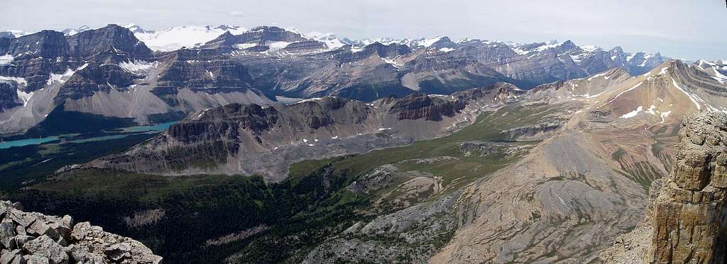 Cirque Peak Trail Pano from Dolomite