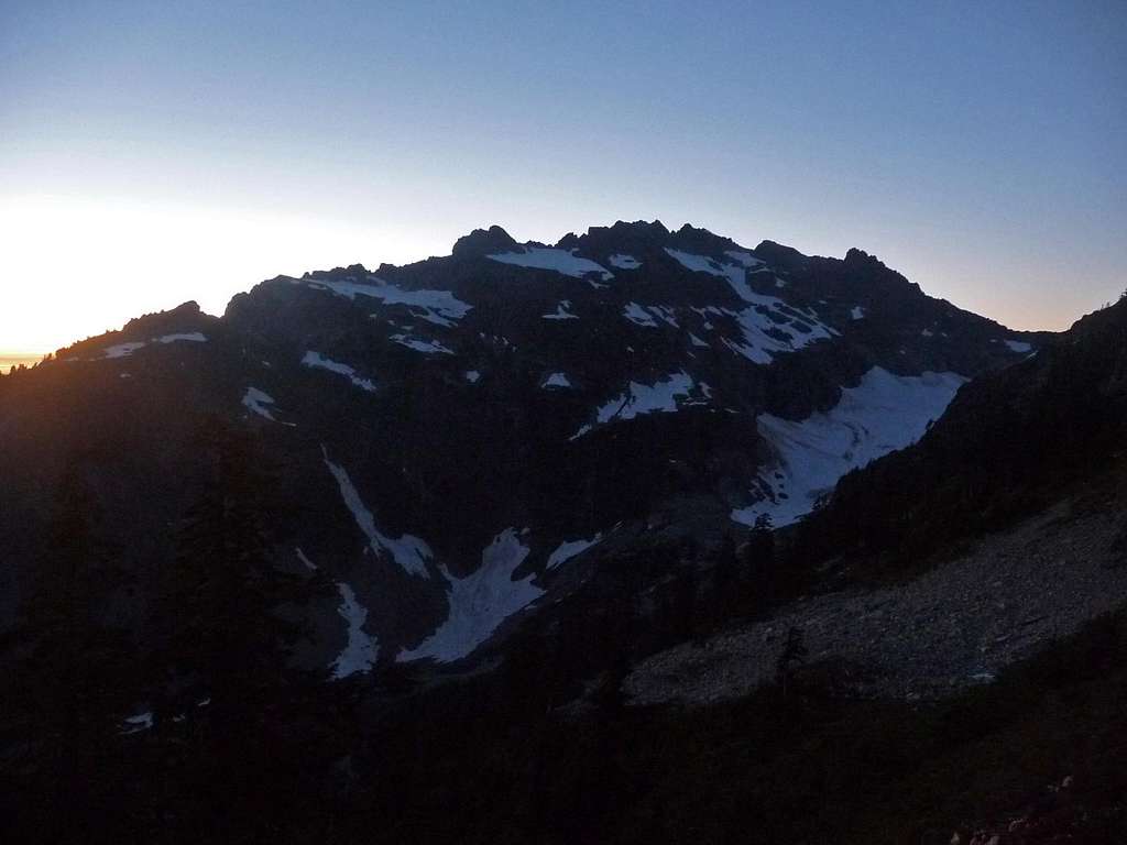 Columbia Peak during Evening