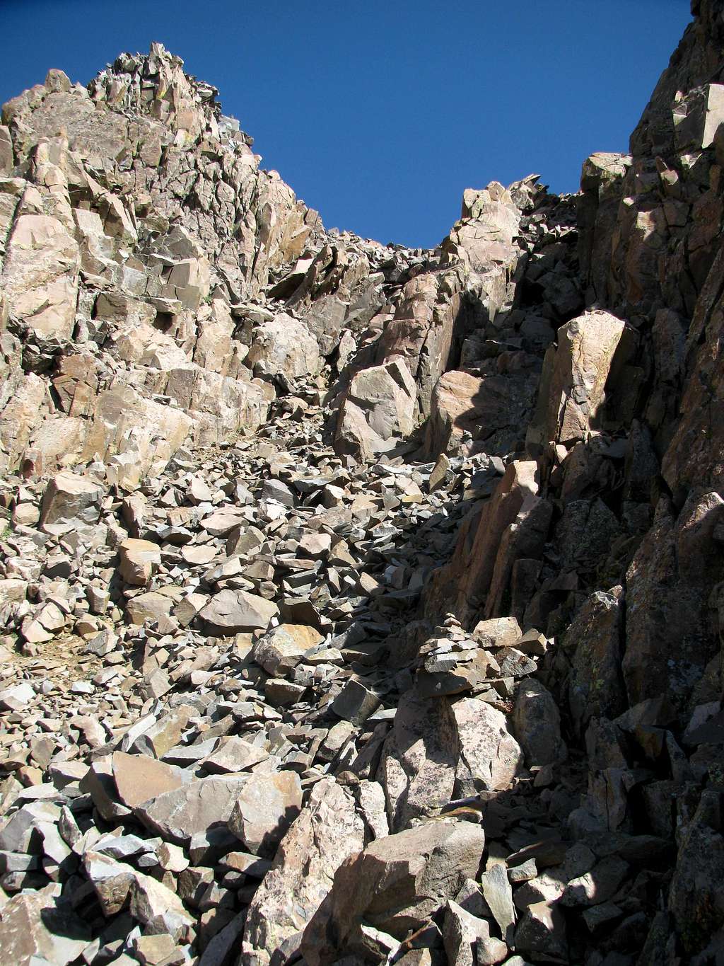 Initial Gully on Mount Sneffels Southwest Ridge : Photos, Diagrams ...