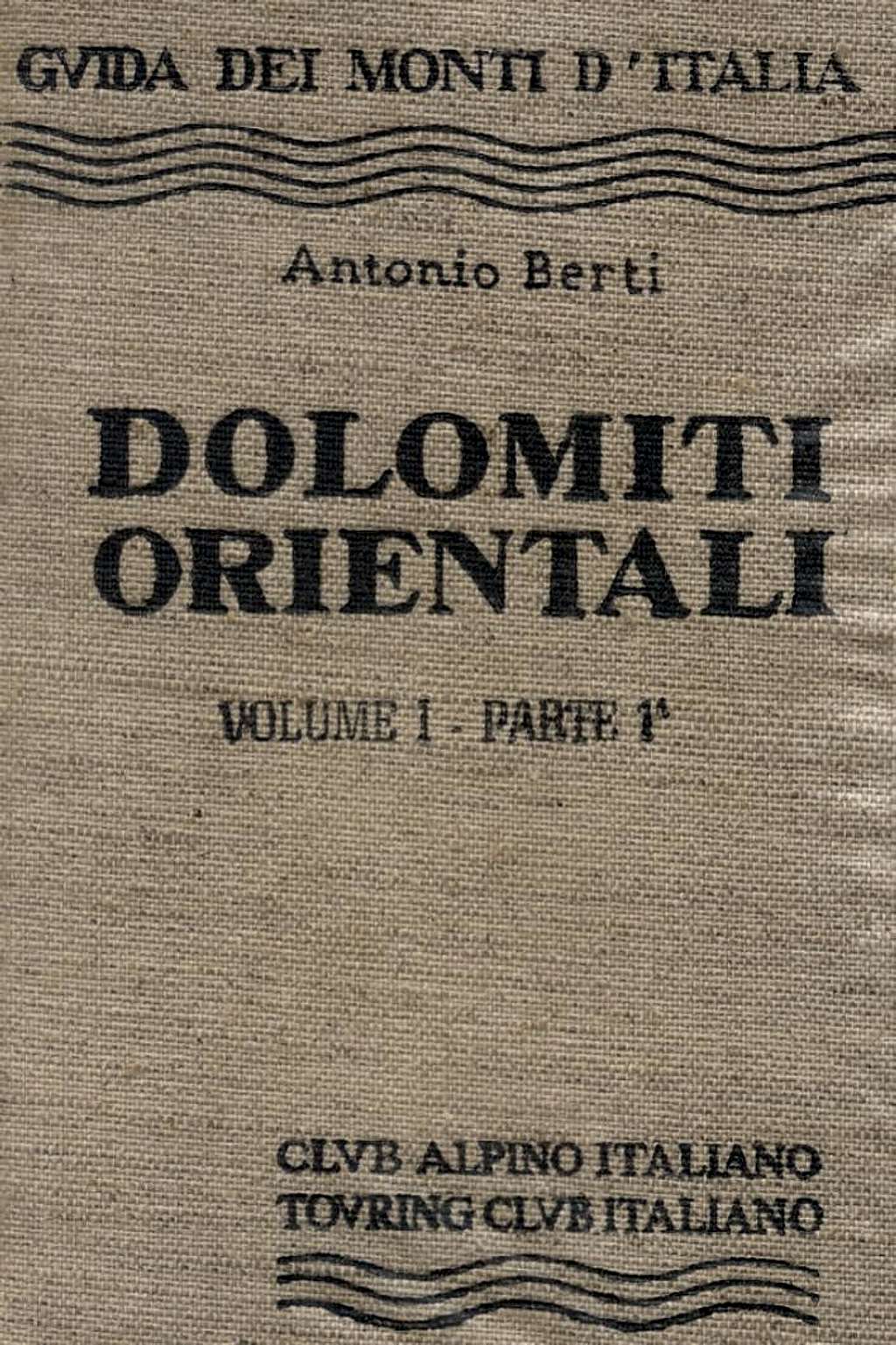 Dolomiti Orientali Guidebook