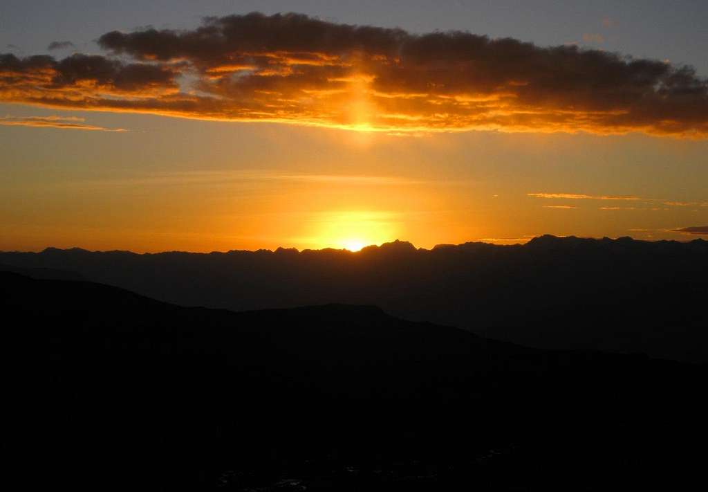Sunset from Cerro Jello Jello