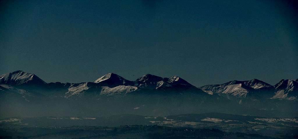 Western Tatras from Bukowina Waksmundzka