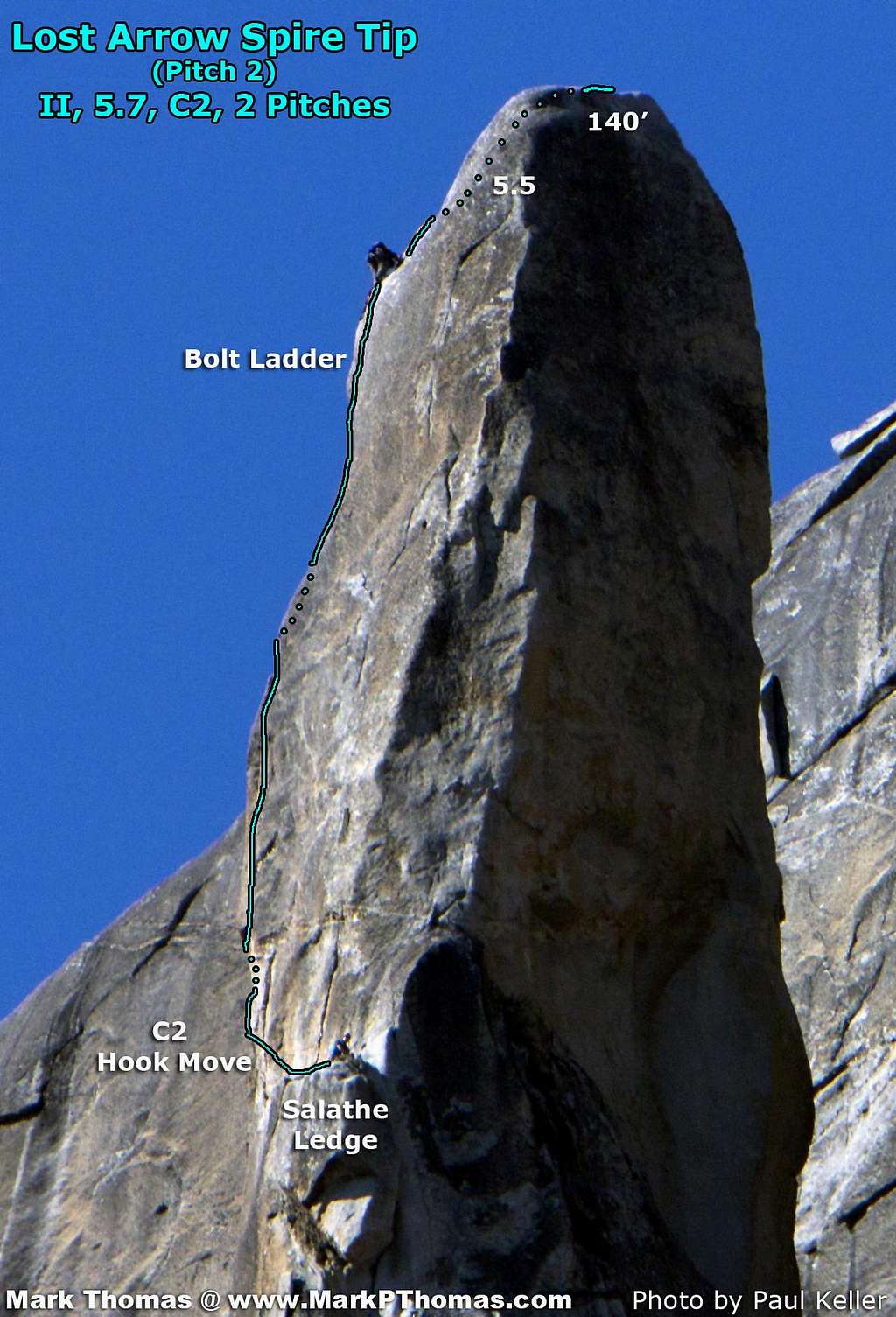 Lost Arrow Spire Tip Route Annotation P2