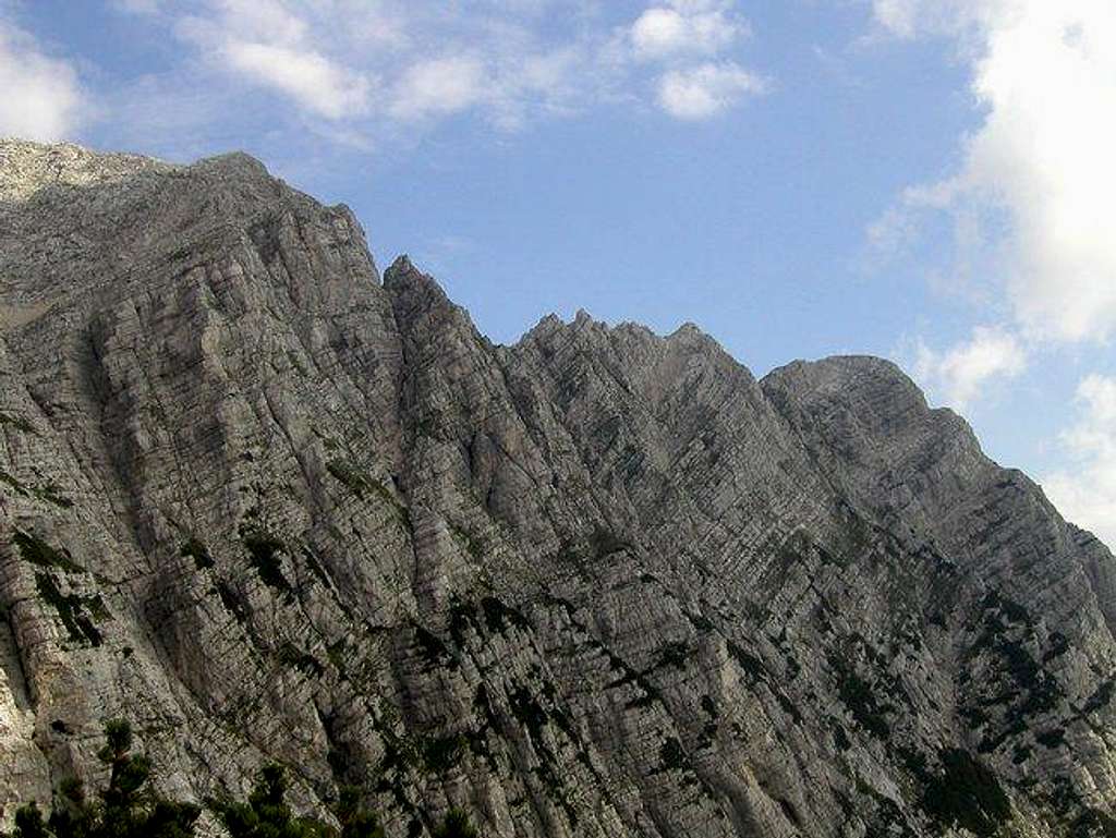 The wild ridge of Vevnica,...