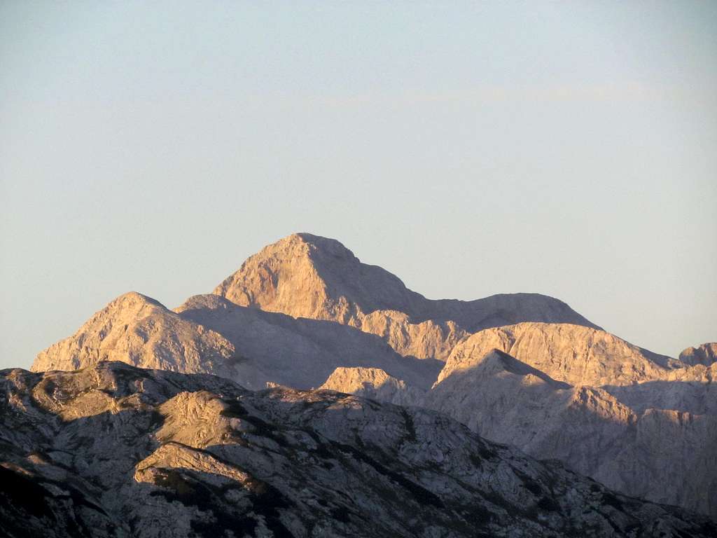 Triglav at sunset