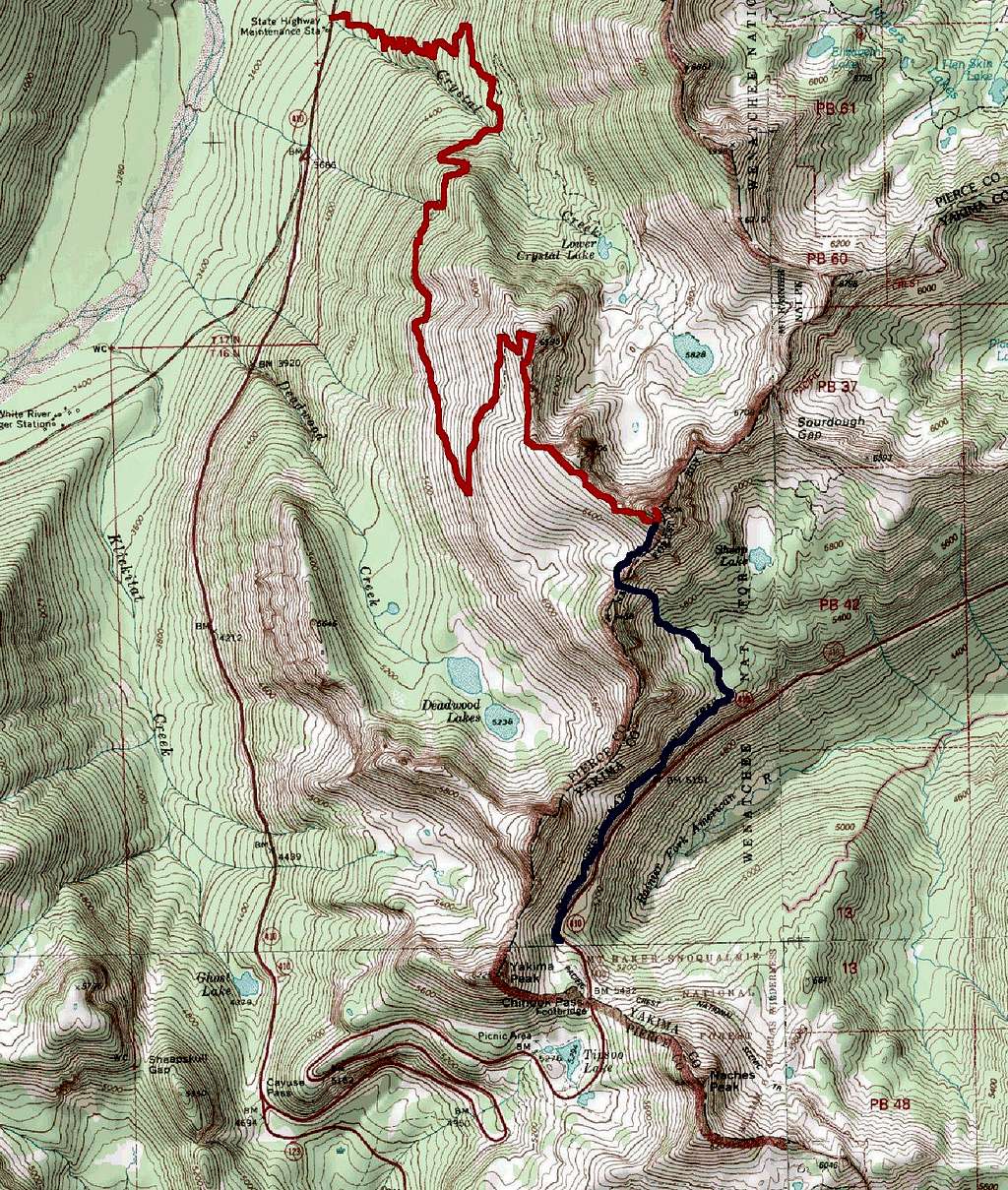 Map of Both Routes