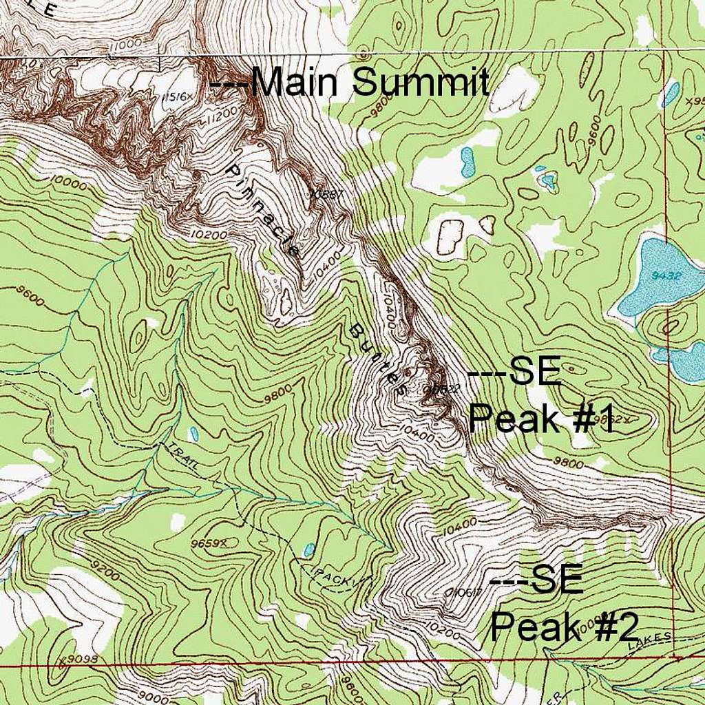 The Pinnacle Buttes-- Map 2