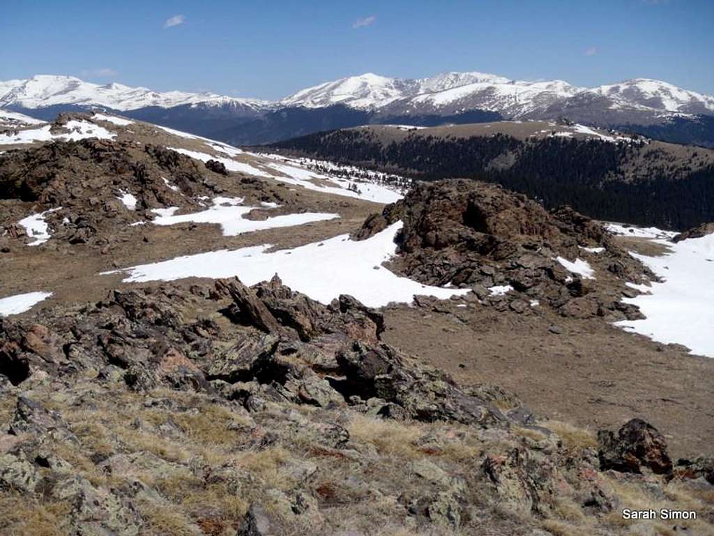 Views from the summit - toward Guanella Pass