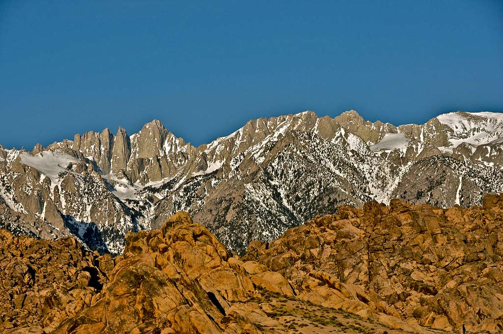 Whitney Group seen from The Alabama Hills