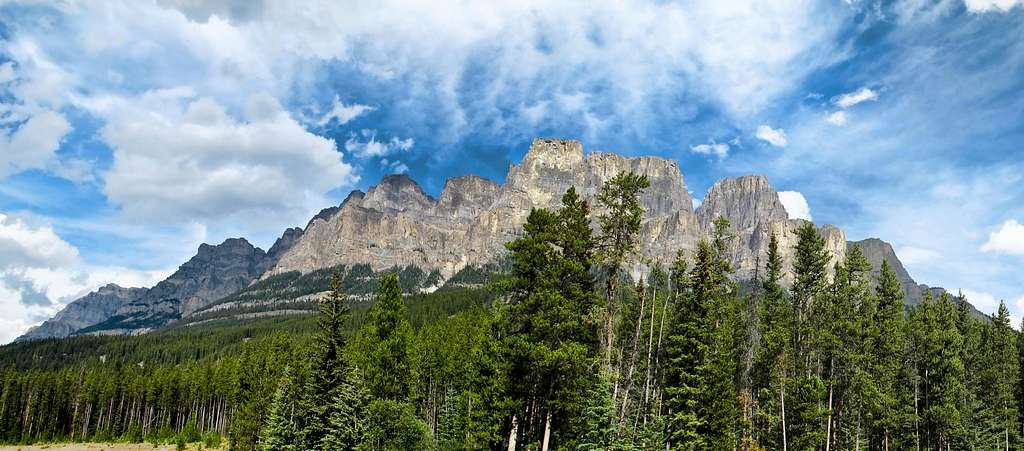 Castle Mtn, Alberta Panorama