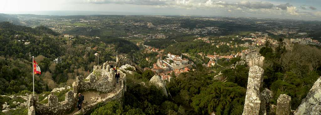 Panoramic Image of the Castelo dos Mouros