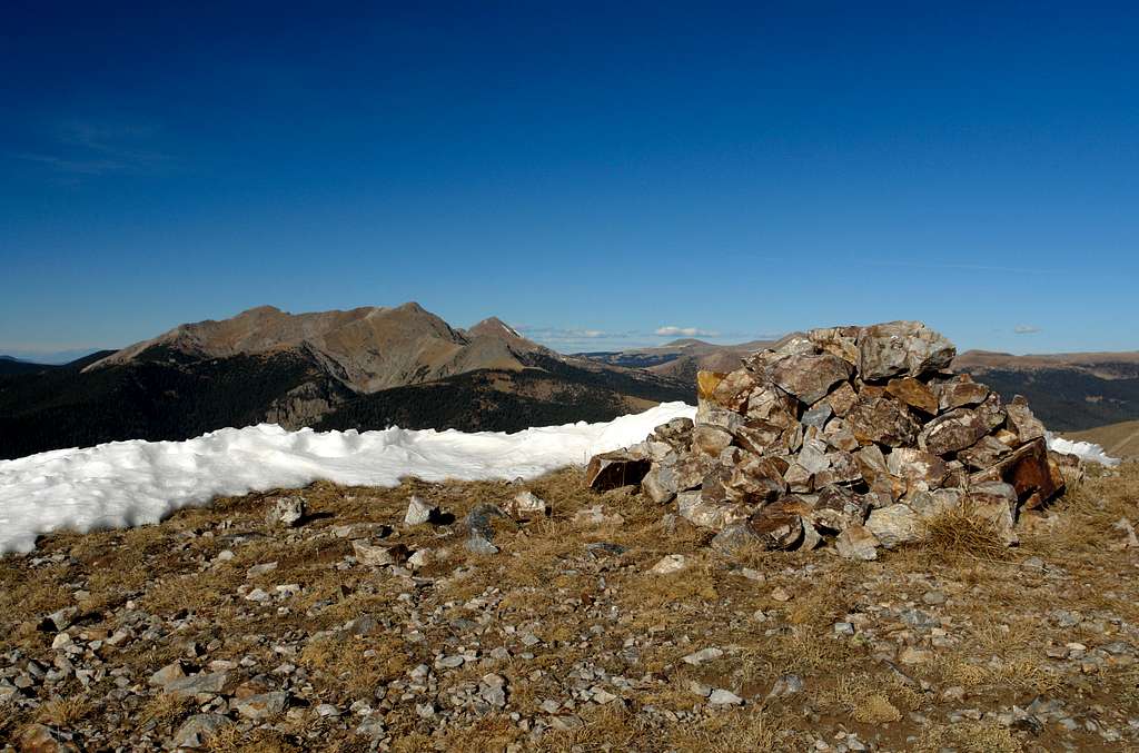 Pecos Baldy summit, view north