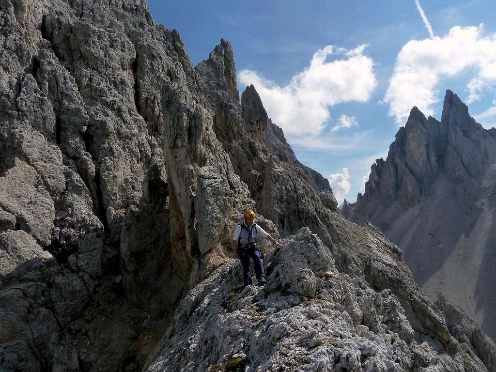 Descent from Pala di Punta Ellie 