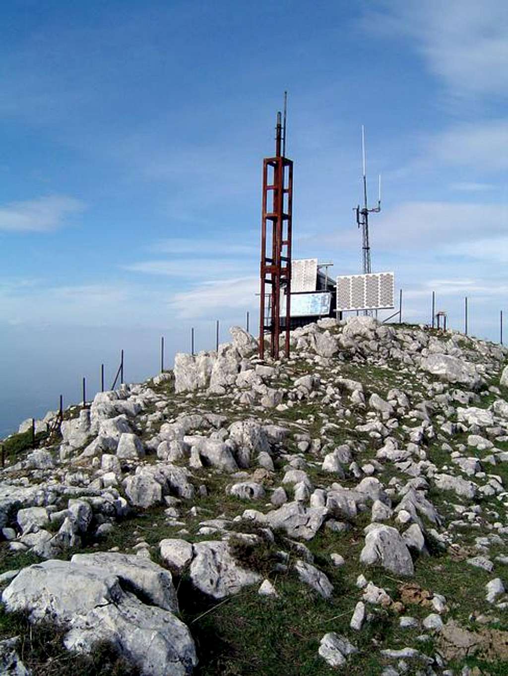 the peak of Mountain Terminio...
