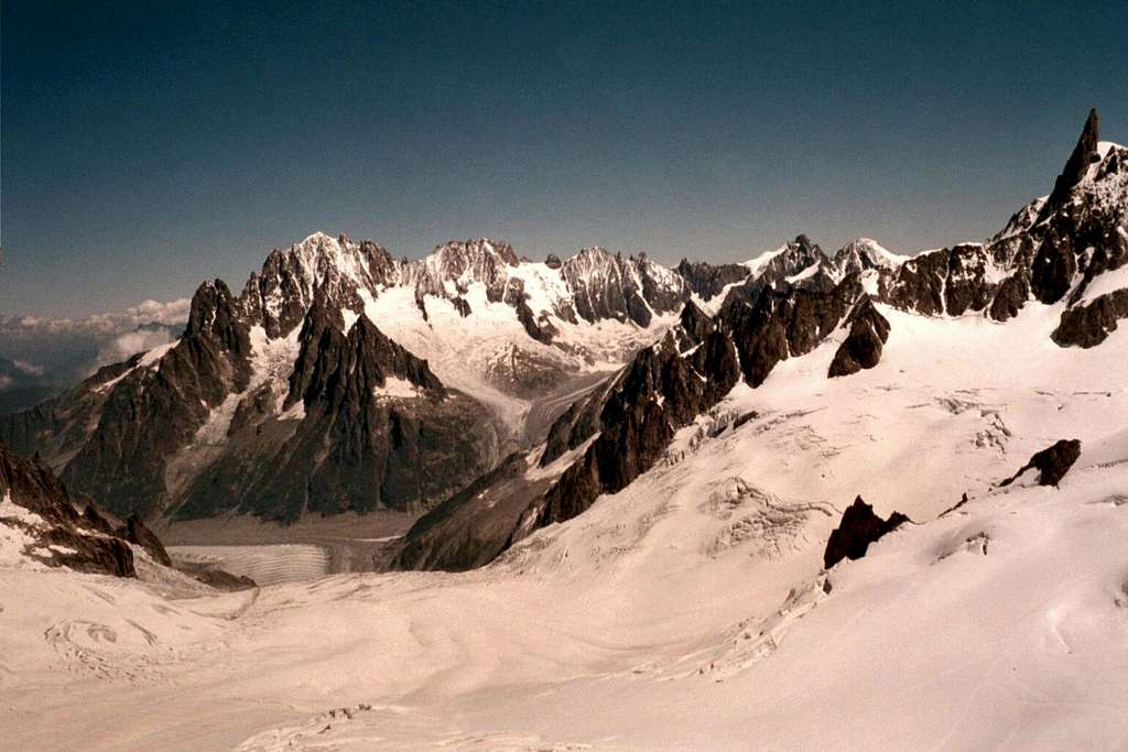 Aiguille Verte - Glacier du Géant