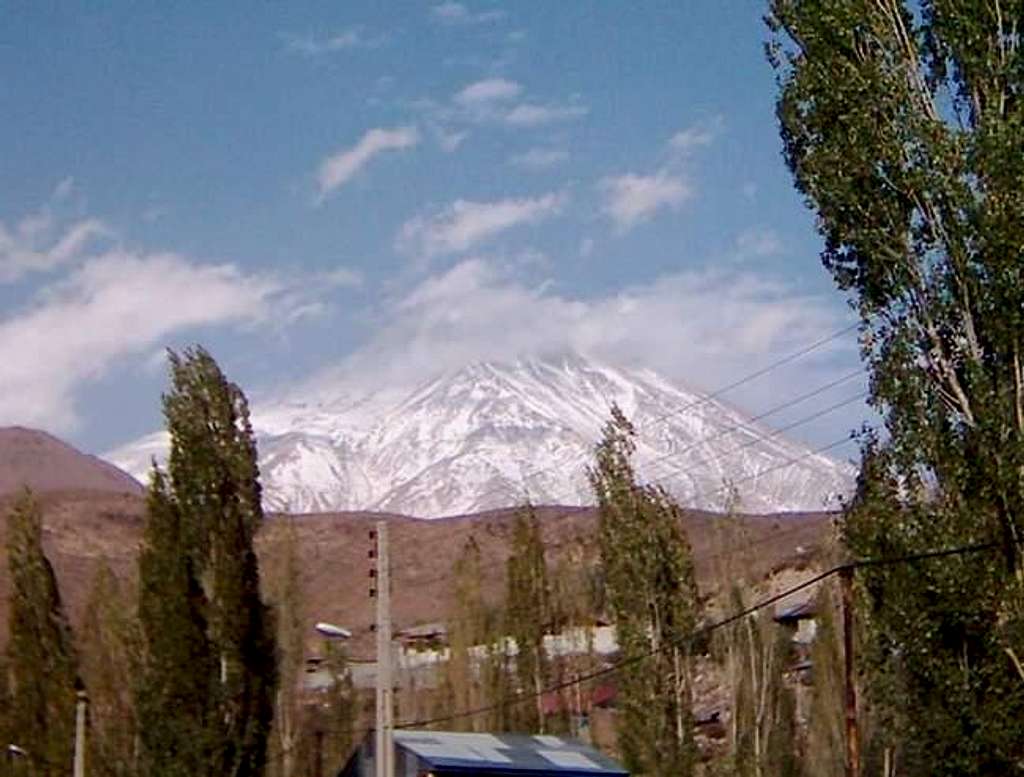 View of Damavand from Poloor...