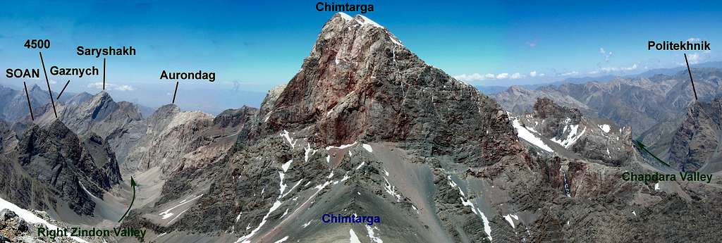 Chimtarga as seen from Energia