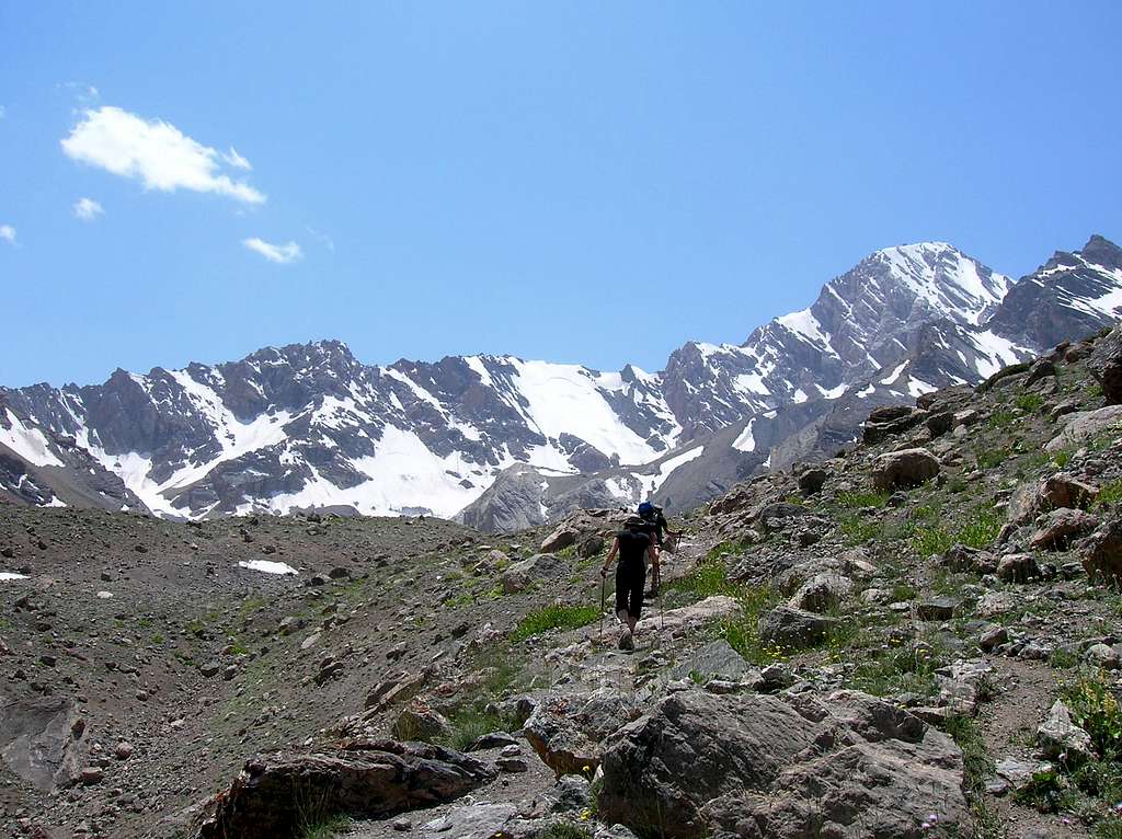 View on Energia from near the Mutnye Lakes