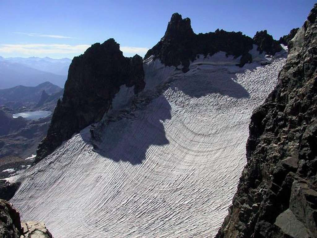 The southeast glacier of Mt...