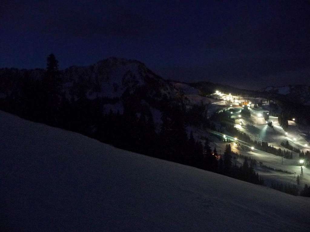Cowboy Mountain at Night