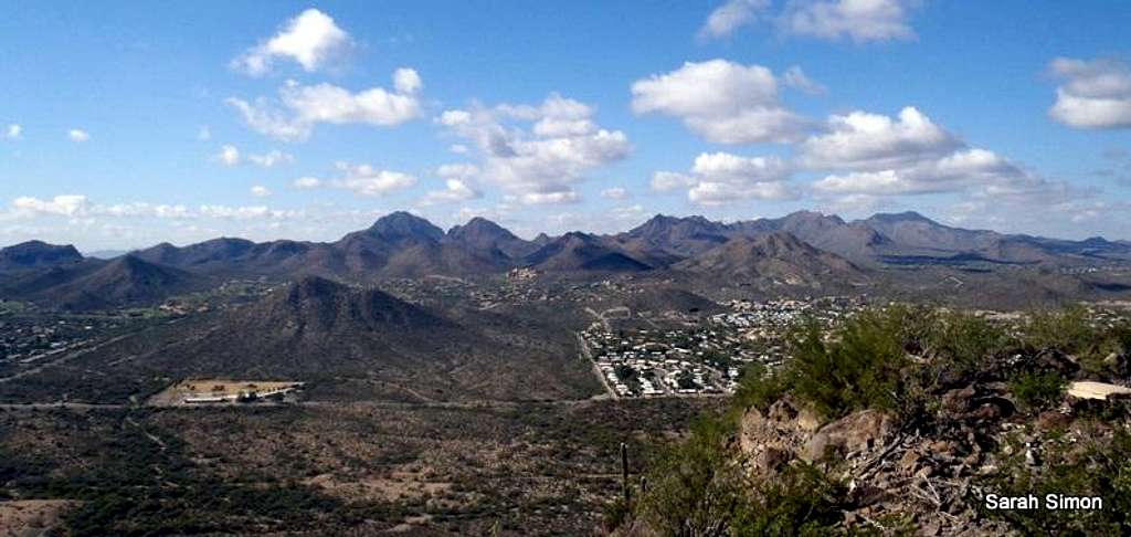 Tucson Mountains from Tumamoc Hill