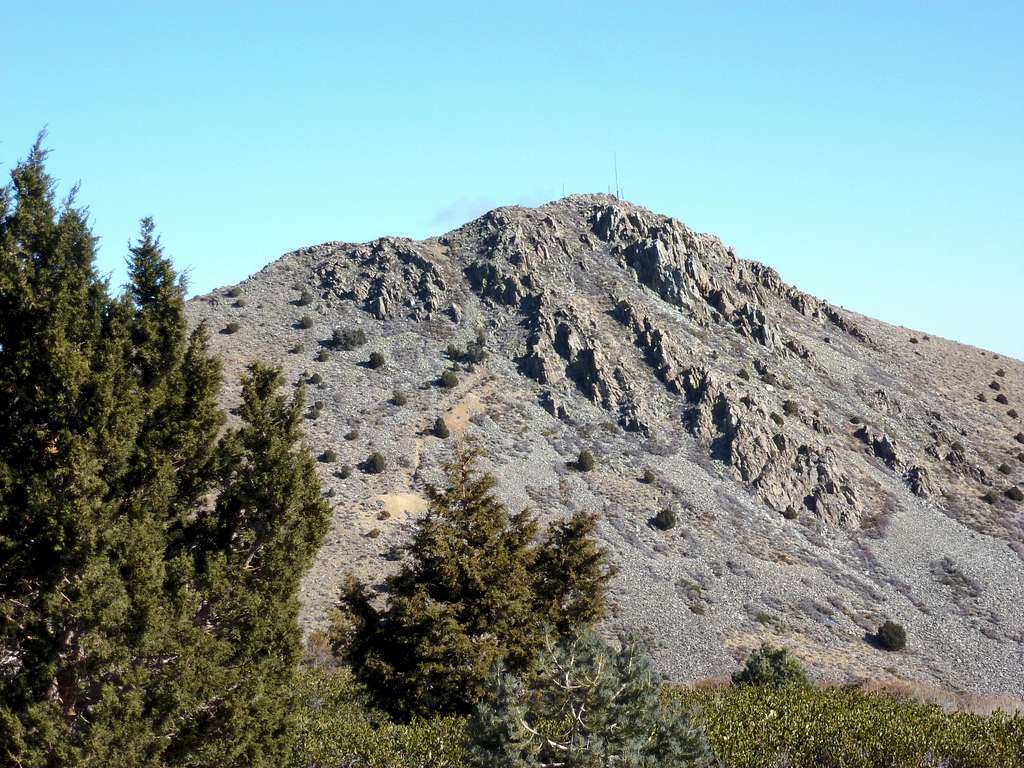 The west face of Mount Davidson
