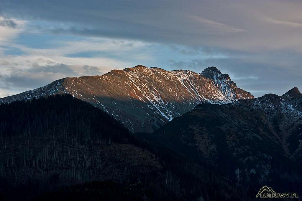 Siroka at sunset