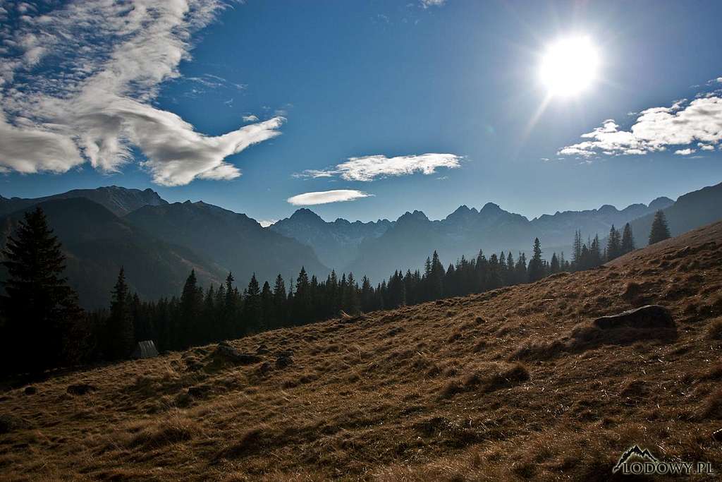 In the arms of Tatra sunshine