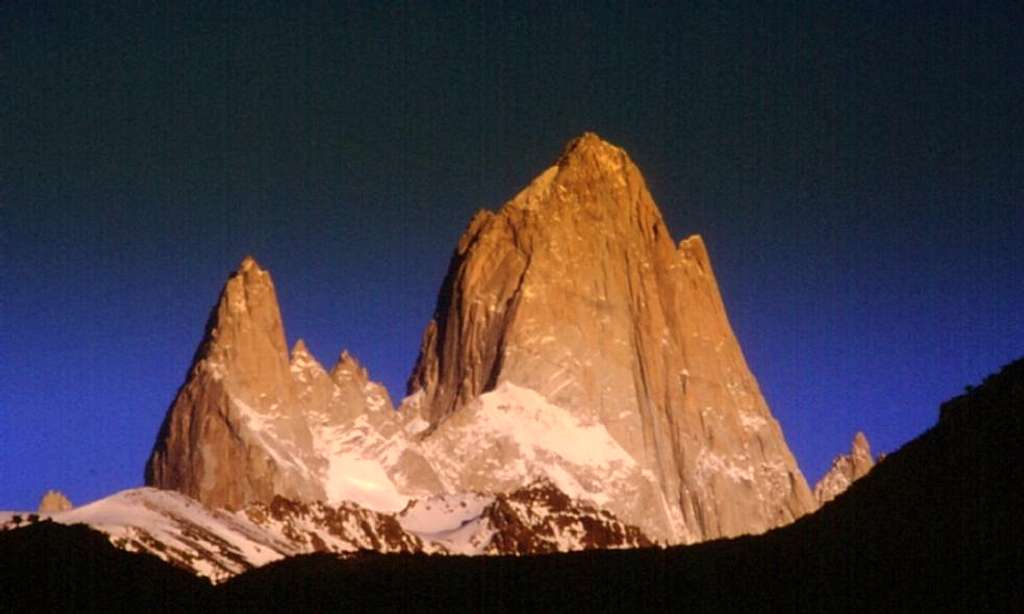 Cerro Fitz Roy and Aguja Poincenot