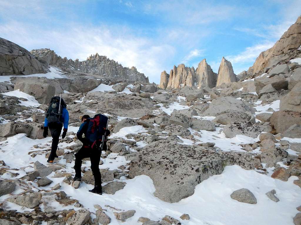 Approaching Iceberg Lake