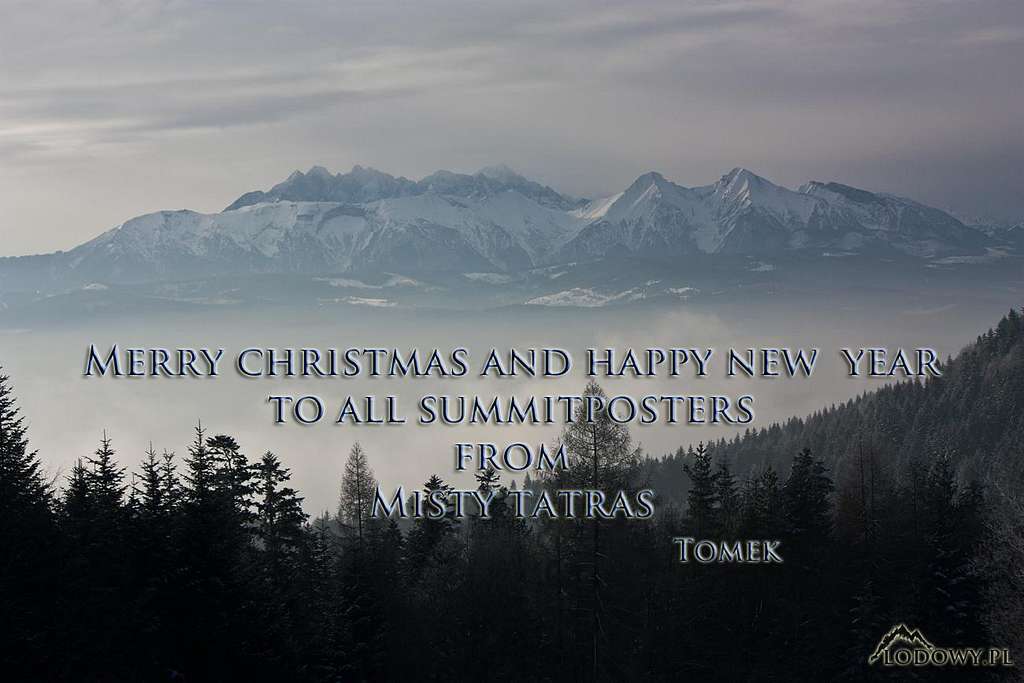 Merry Christmas from Tatras