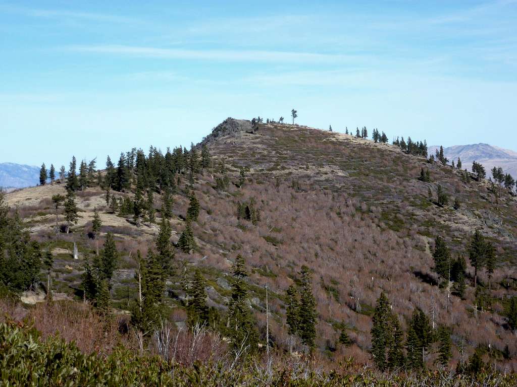 Beacon Point from the saddle between it and Point 7776.