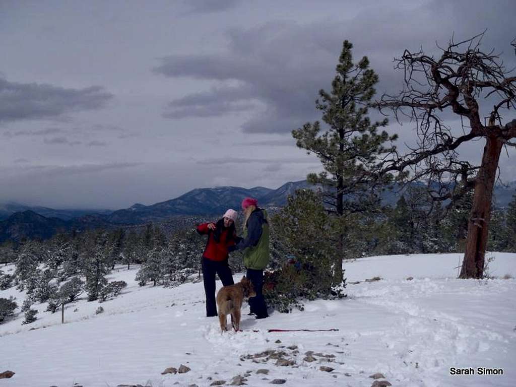 Team at the summit