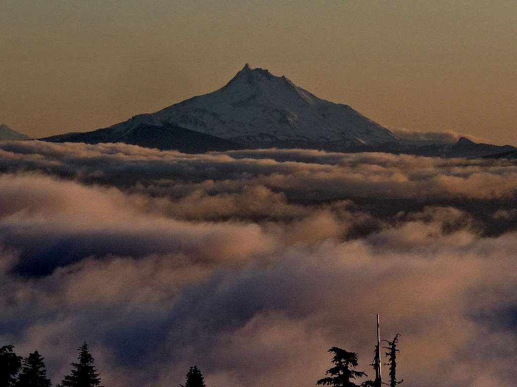 Mount Jefferson Above the Clouds