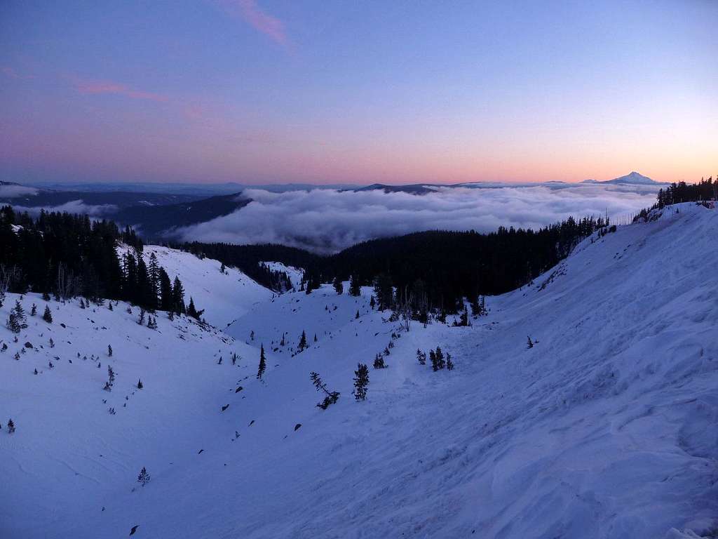 Evening View Above the Clouds