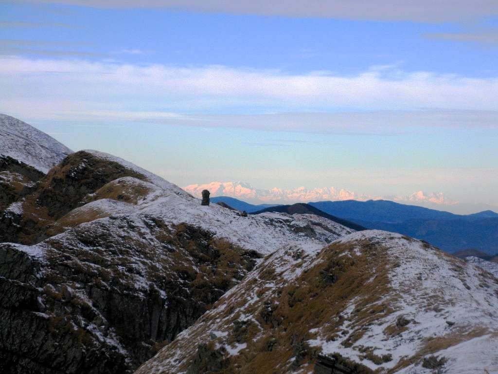 High Parmese Apennines border ridge