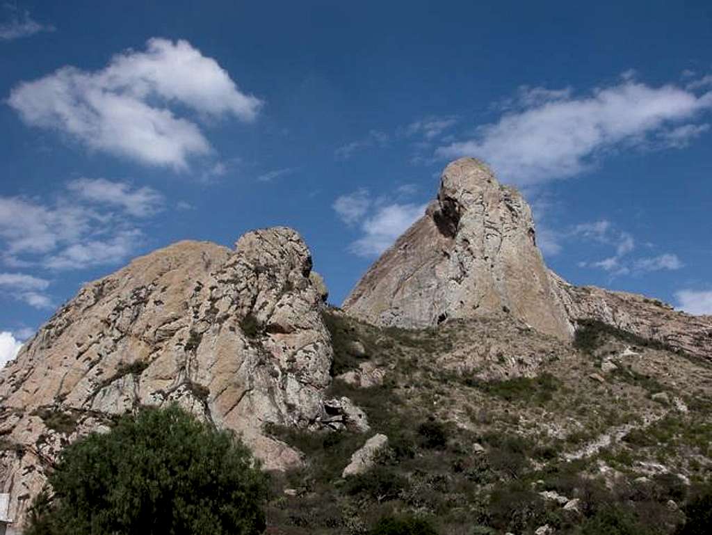 The pena seen from near the...