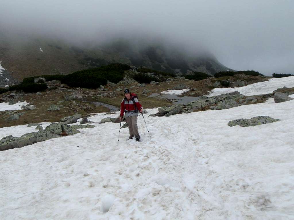 Me in snow on Musala