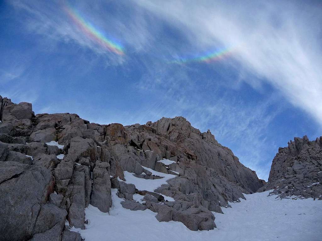 Rainbow Above the Mountaineers Route