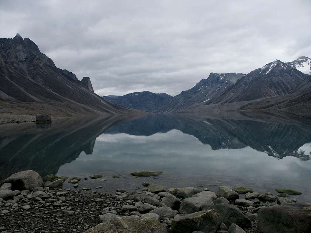 Mirror fjord, Arctic, Canada