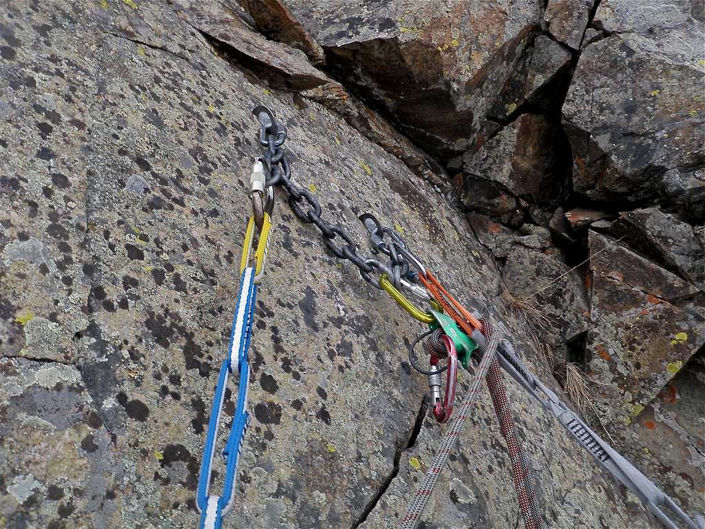 Fixed anchors at the top of 3rd pitch